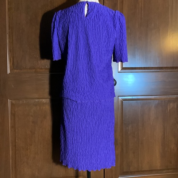 Purple Dress Size 6 Retro EUC - Picture 5 of 9